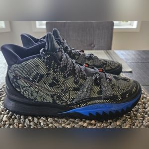 Nike Kyrie 7 Grind Black Blue Basketball Shoes